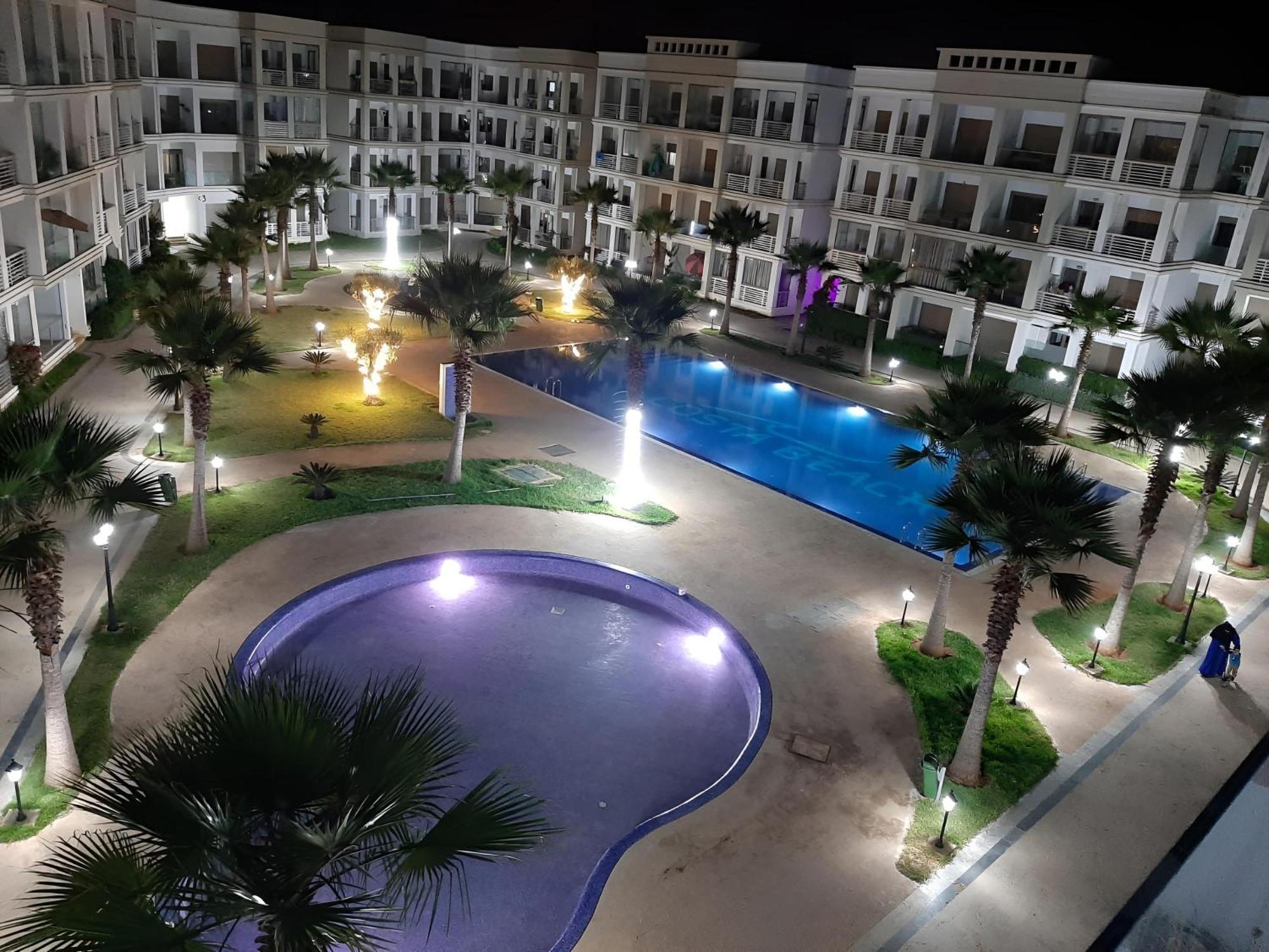 Costa Beach Lux Family Apartment With Pools Bouznika Dış mekan fotoğraf
